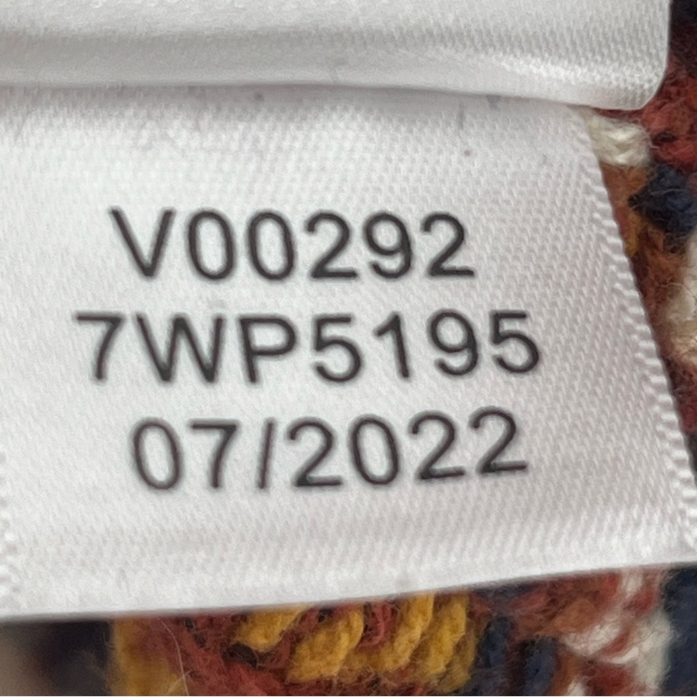 Rust Patterned Women's Sweater - Picture 7 of 12